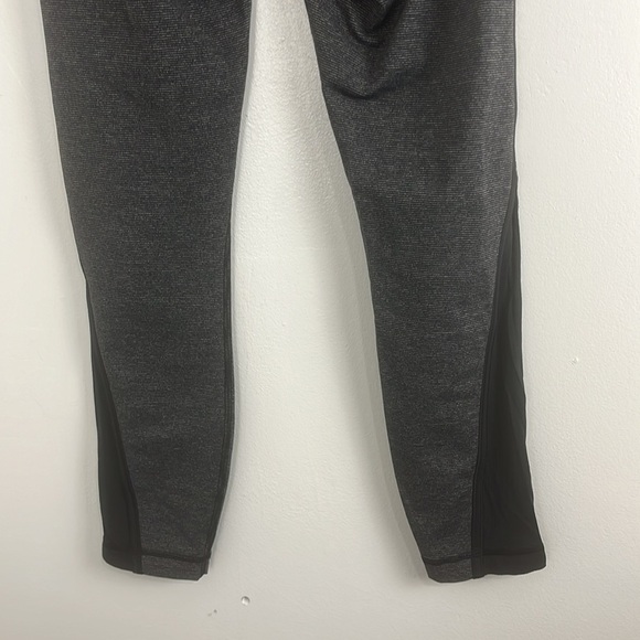 Lululemon Run Pace Wee Stripe Black Heathered Tights - Picture 9 of 10
